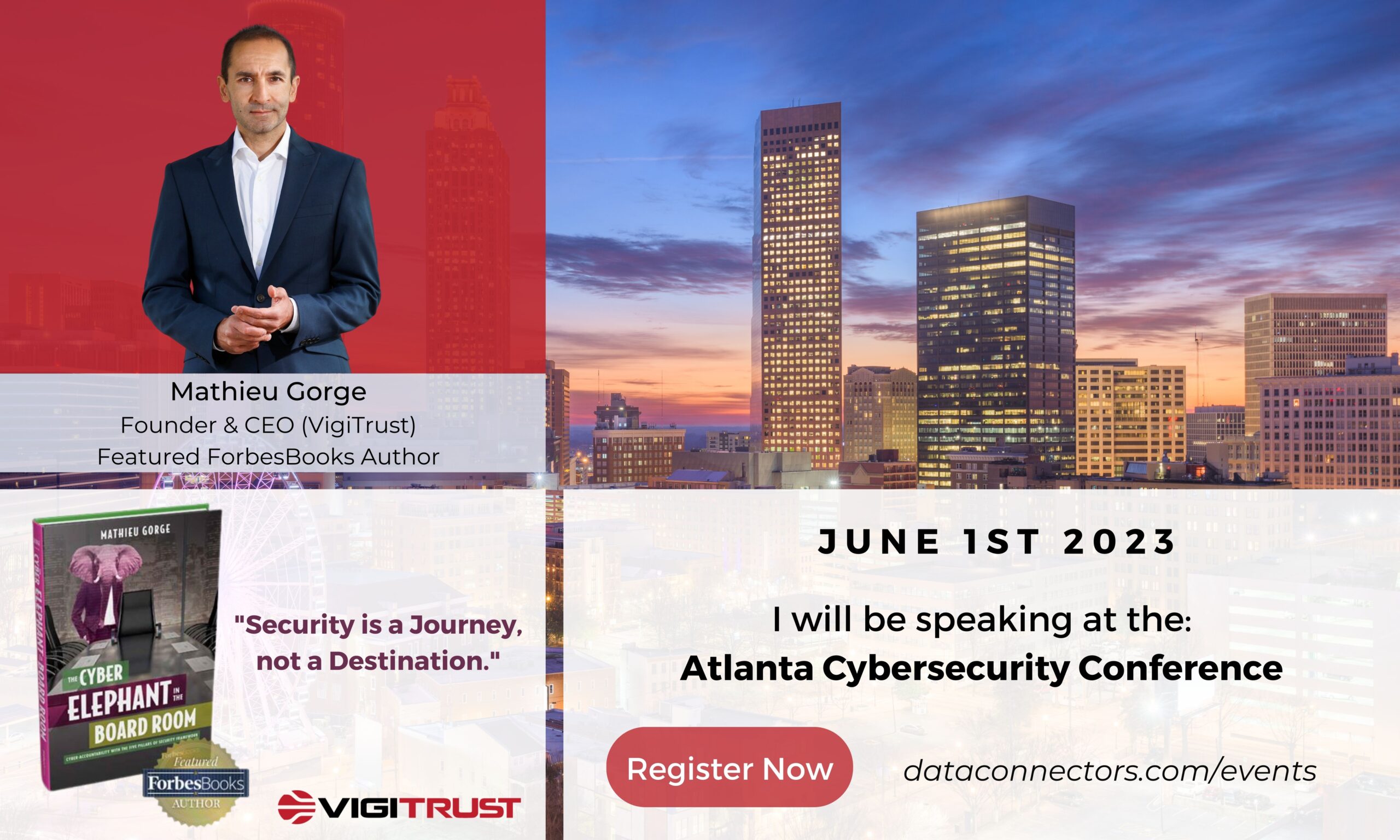 Our CEO Mathieu will be speaking at the Atlanta Cybersecurity